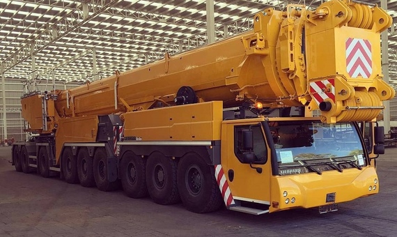 Как взять в аренду автокран liebherr
