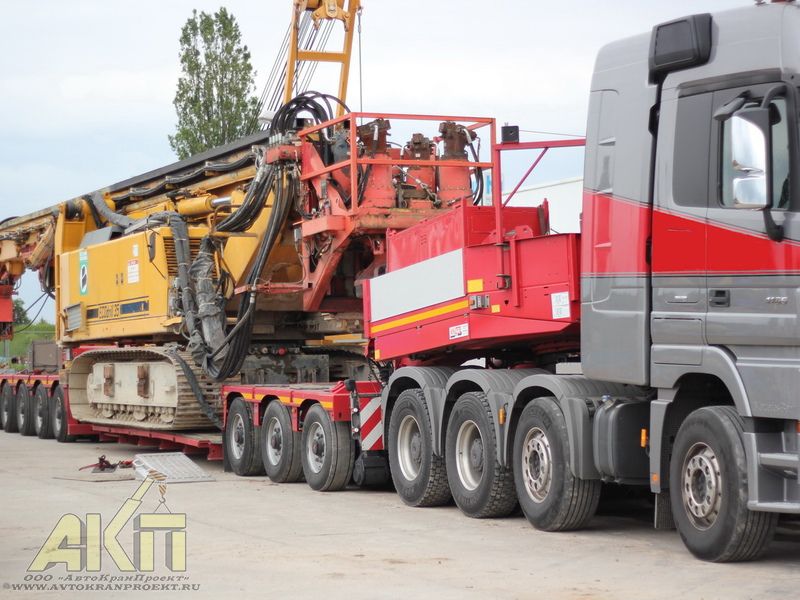 Аренда трала низкорамного 120 тонн Faymonville Variomax - заказать в АвтоКранПроект