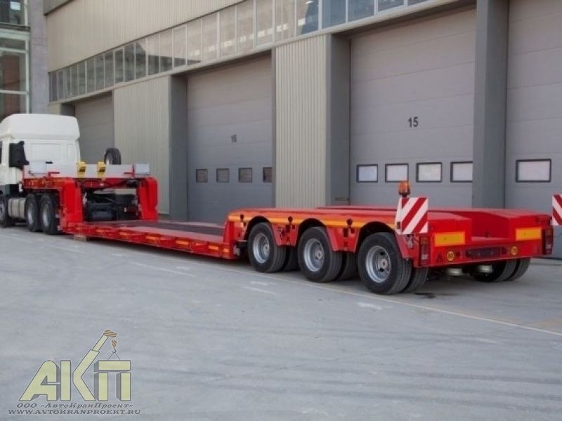 Аренда трала низкорамного 40 тонн Faymonville Gigamax 3ос - заказать в АвтоКранПроект