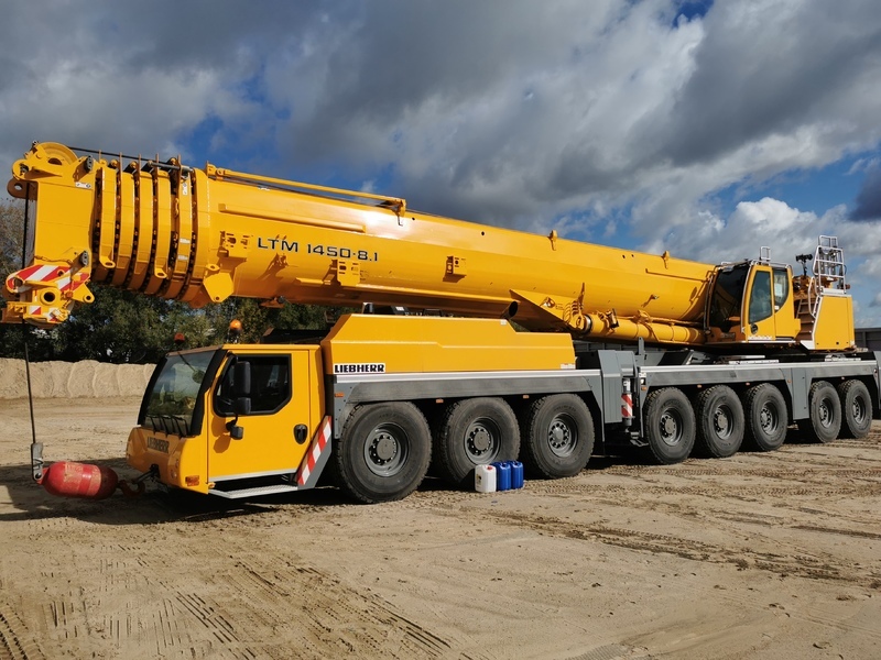 Автокран 100 тонн в аренду Liebherr LTM 1100 (60+18м)