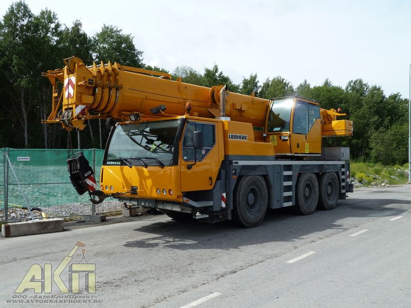 Автокран Liebherr LTM 1055-3.1 - 55т - заказать в АвтоКранПроект