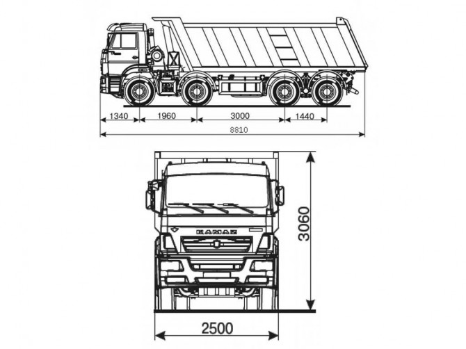 Камаз 65201 схема